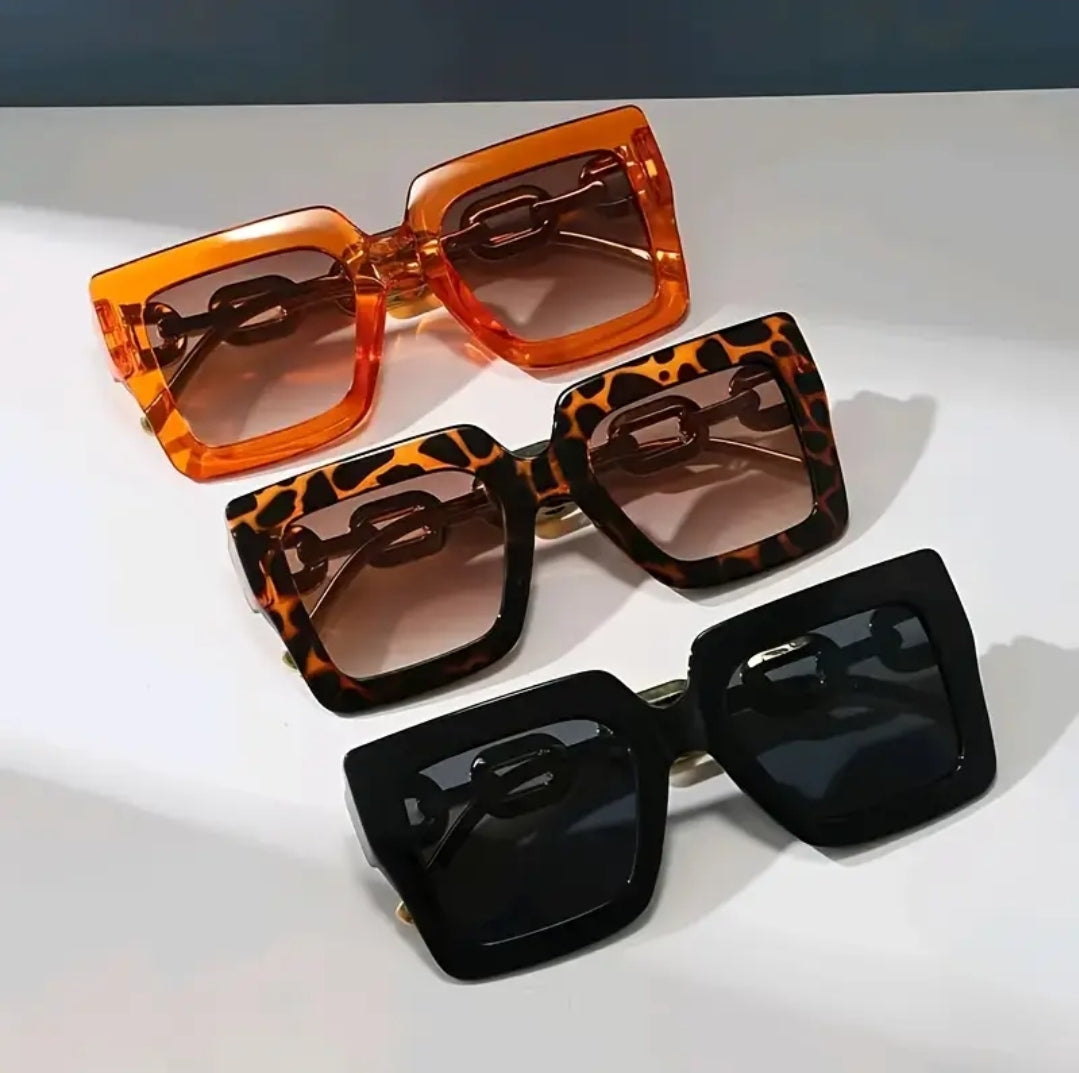 3pcs Large Frame Retro Glasses, Chic Frames Suitable for Casual Enthusiasts and Decorative Glasses for Photography