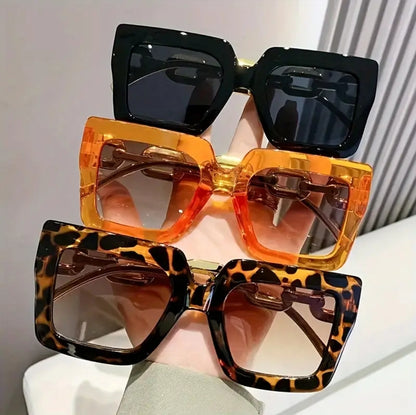 3pcs Large Frame Retro Glasses, Chic Frames Suitable for Casual Enthusiasts and Decorative Glasses for Photography